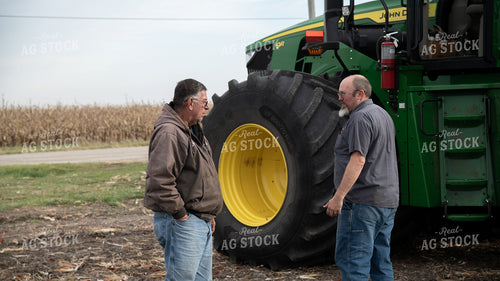 Farmers Talking in Field 26145