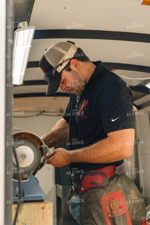 Farrier Fitting Horseshoes 52716