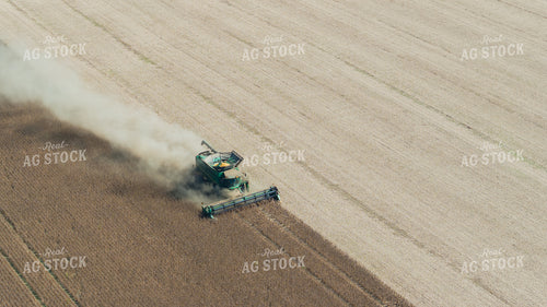Aerial of Soybean Harvest 295038
