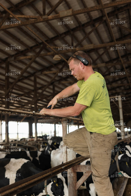Farmer Fixing Water Lines 152757