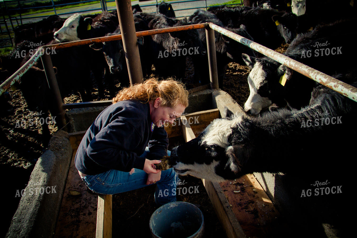 Female Farmer with Cattle 181010