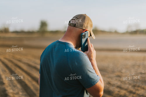 Farmer Talking on Phone 7437