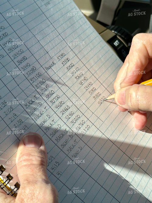 Grain Log Sheet 277009