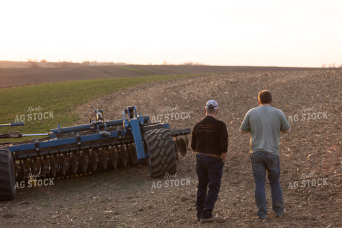 Farmers Scouting a Field 215048