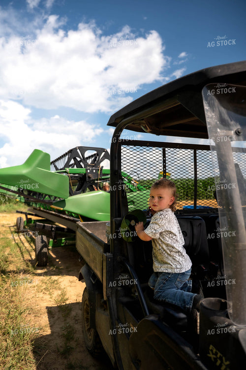 Farm Kid in Side by Side 115829