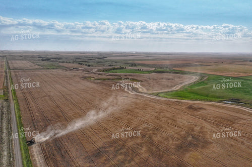 Aerial of Wheat Harvest 141184