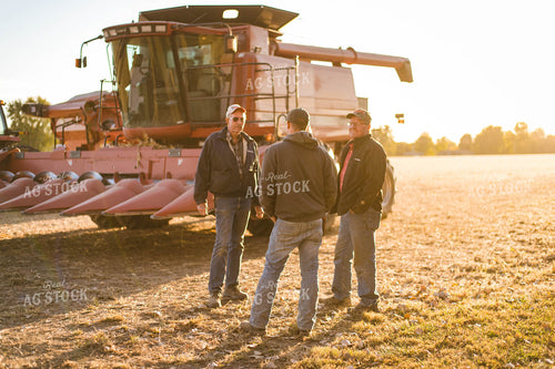 Farmers Talking in Field 115008