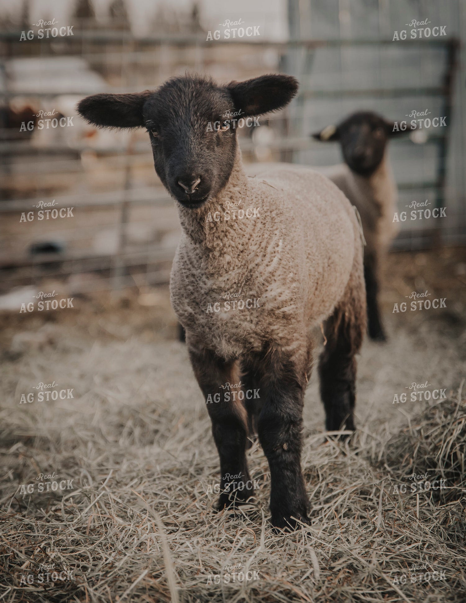 Lambs in Fresh Bedding 135010