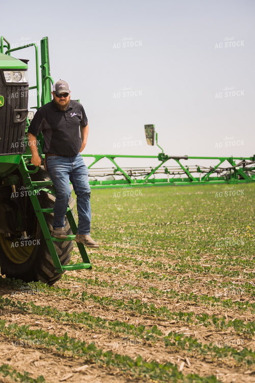 Applicator by Sprayer in Field 8030