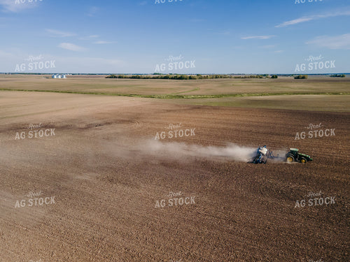 Planting on a Sunny Day Drone Photo 4261