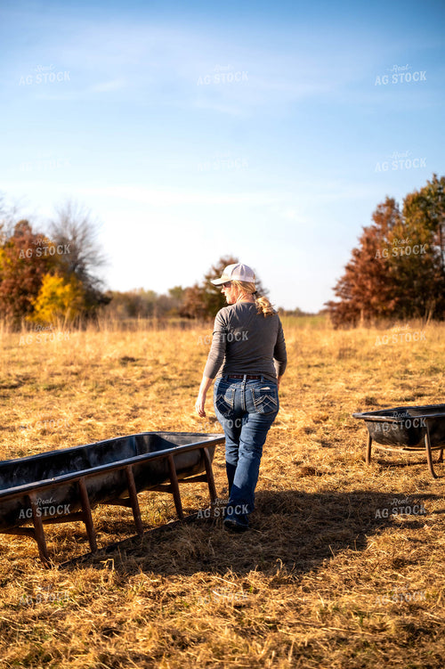 Female Farmer in Pasture 115478