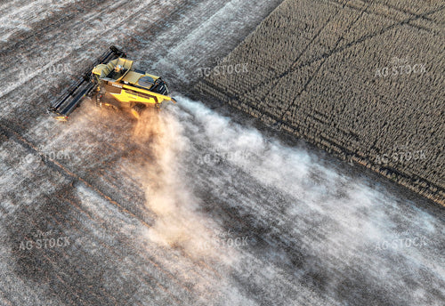 Aerial of Wheat Harvest 141183