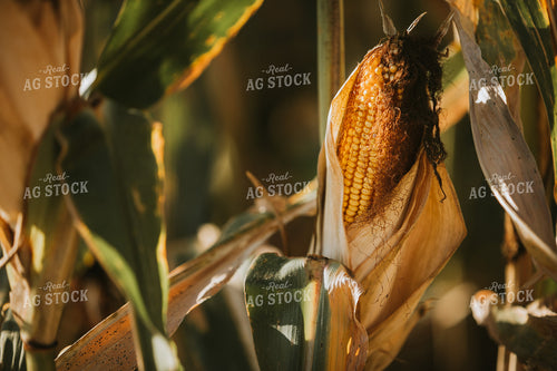 Dried Corn in Field 4746