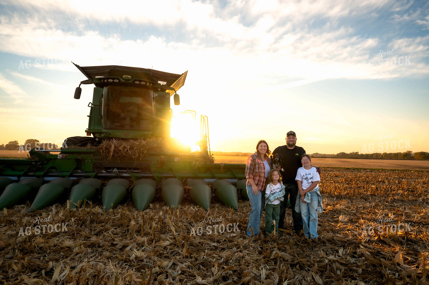 Farm Family by Combine 115574
