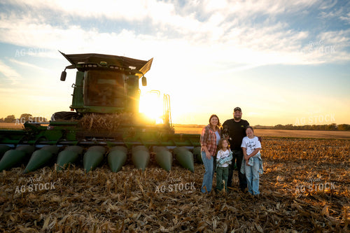 Farm Family by Combine 115574