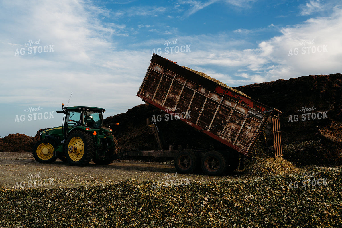 Unloading Harvested Silage 196374