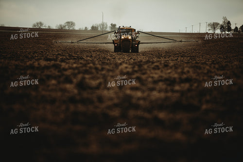 Fertilizer Spreader in Field 3673