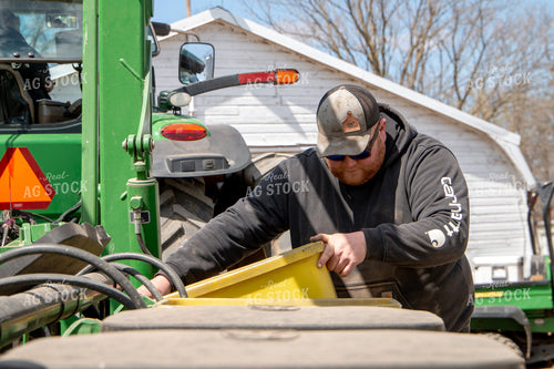 Farmer Preparing Planter 157298