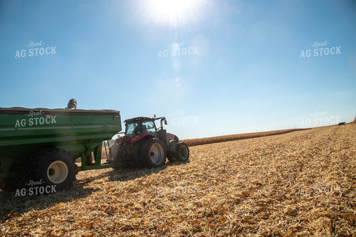 Tractor Driving through Field 25922