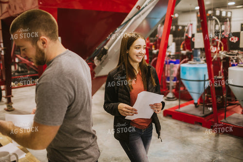 Man and Woman Operating Seed Treater 5360
