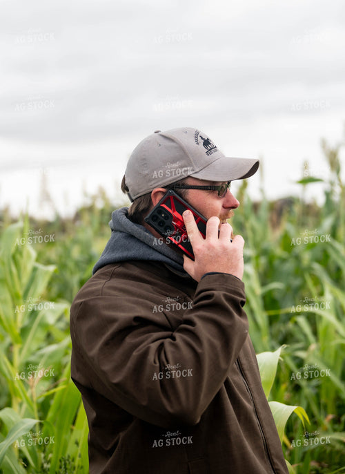 Farmer Talking on Phone 185019
