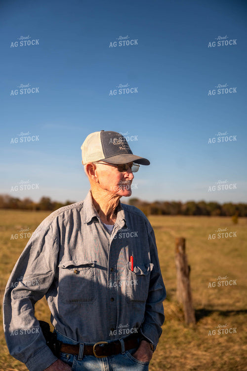 Farmer in Field 115459