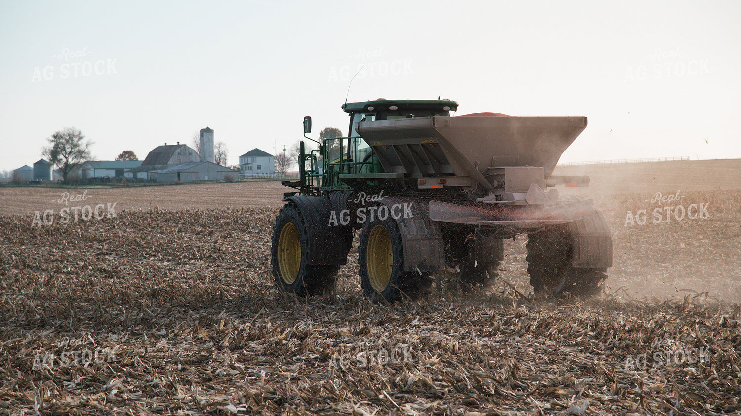 Spreading Dry Fertilizer 26113