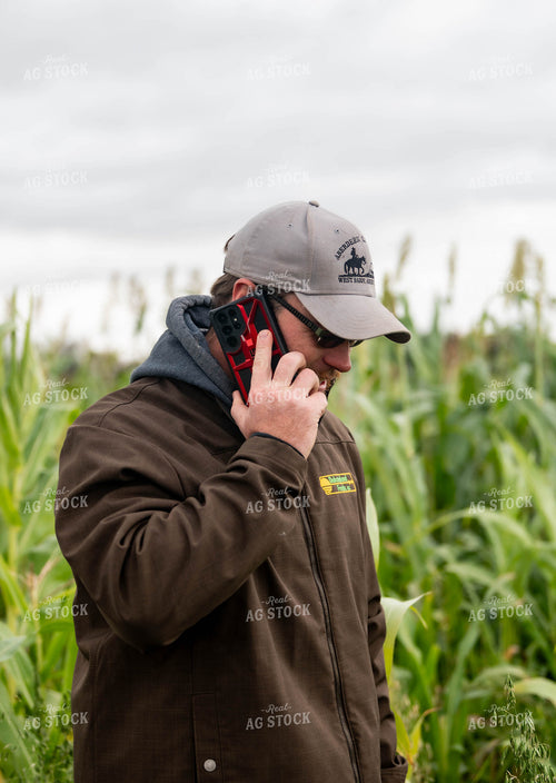 Farmer Talking on Phone 185018