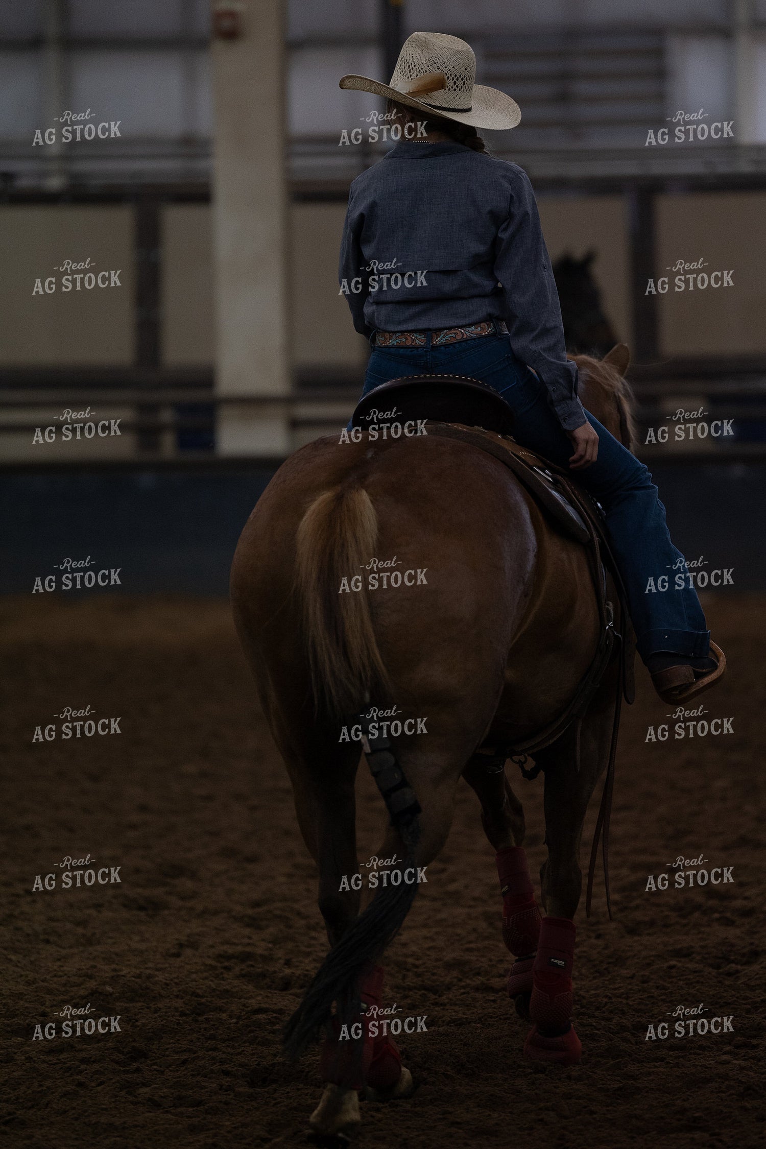 Female Rancher on Horseback 205012
