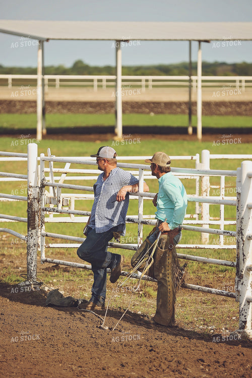 Ranchers on Fence 127037