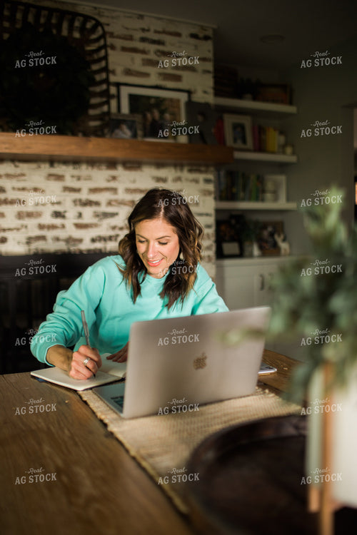 Woman Writing in Notebook 5941