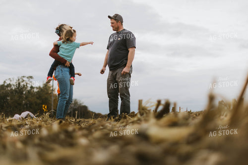 Farm Family in Field 8529