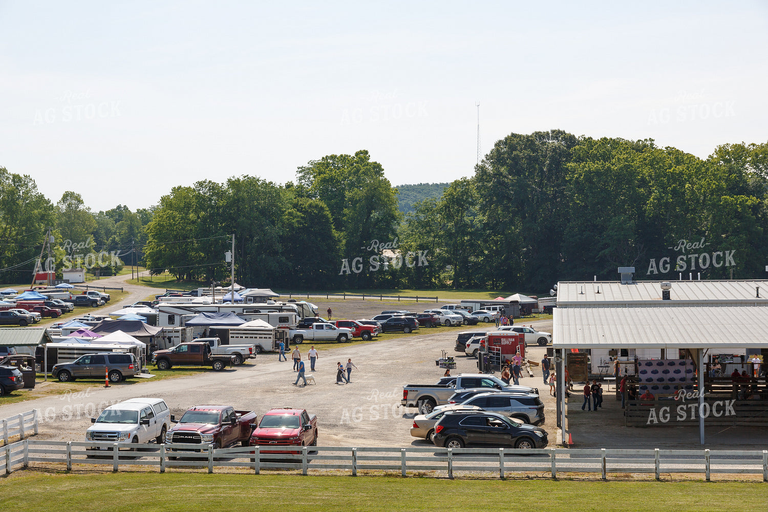 Aerial of County Fair 295105