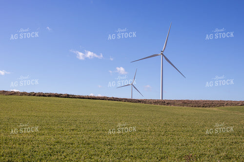 Windmills and Hay Field 67038