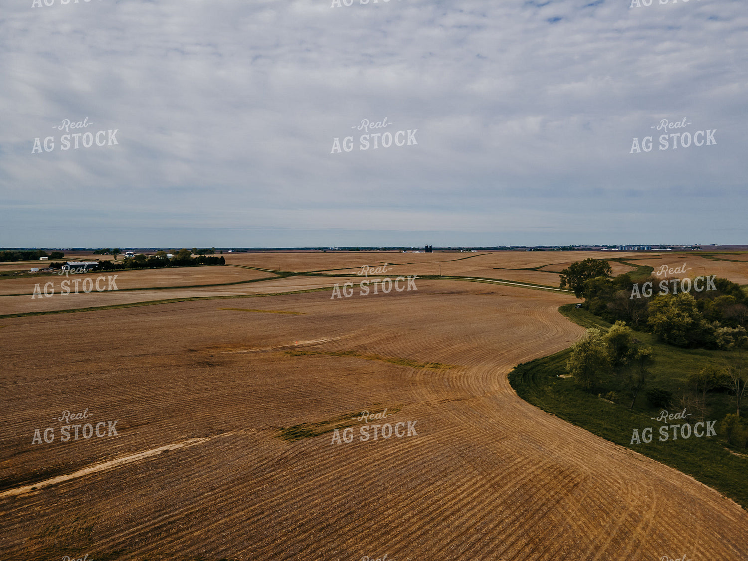 No Till Field - Drone 4058