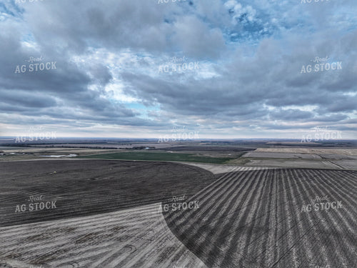 Aerial of Tilled Ground 141083