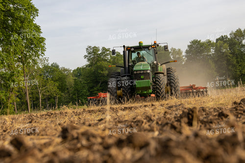 Vertical Tillage in Spring with Tractor 52096
