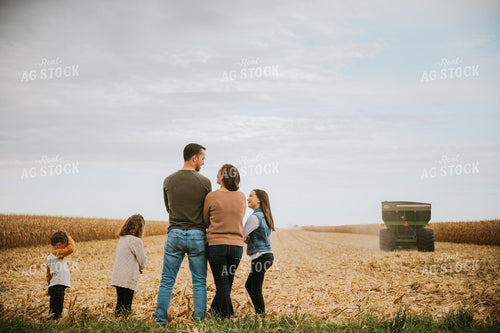 Farm Family in Field 6645