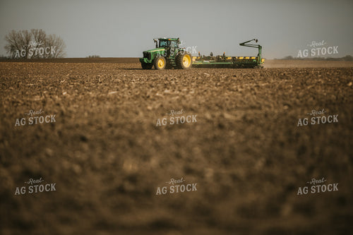 Planting with Tractor and Planter 5475