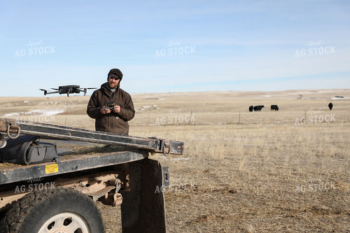 Farmer Flying Drone 117022