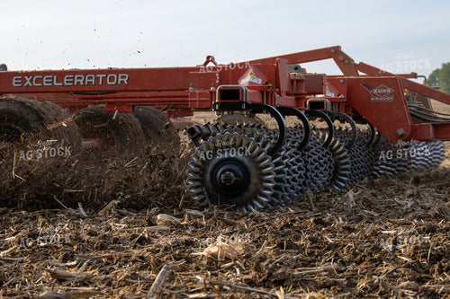 Vertical Tillage in Spring with Tractor 52100