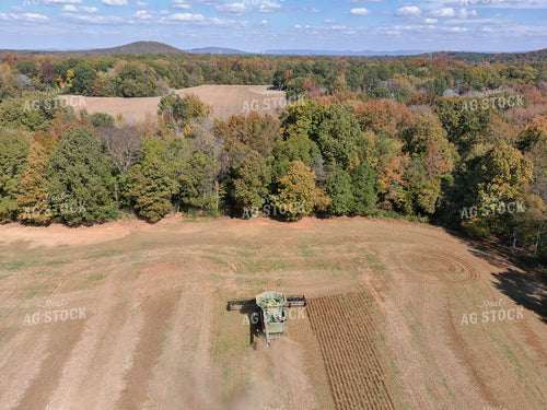 Aerial Soybean Harvest 79163