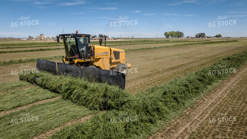 Hay Merger in Hay Field 56477