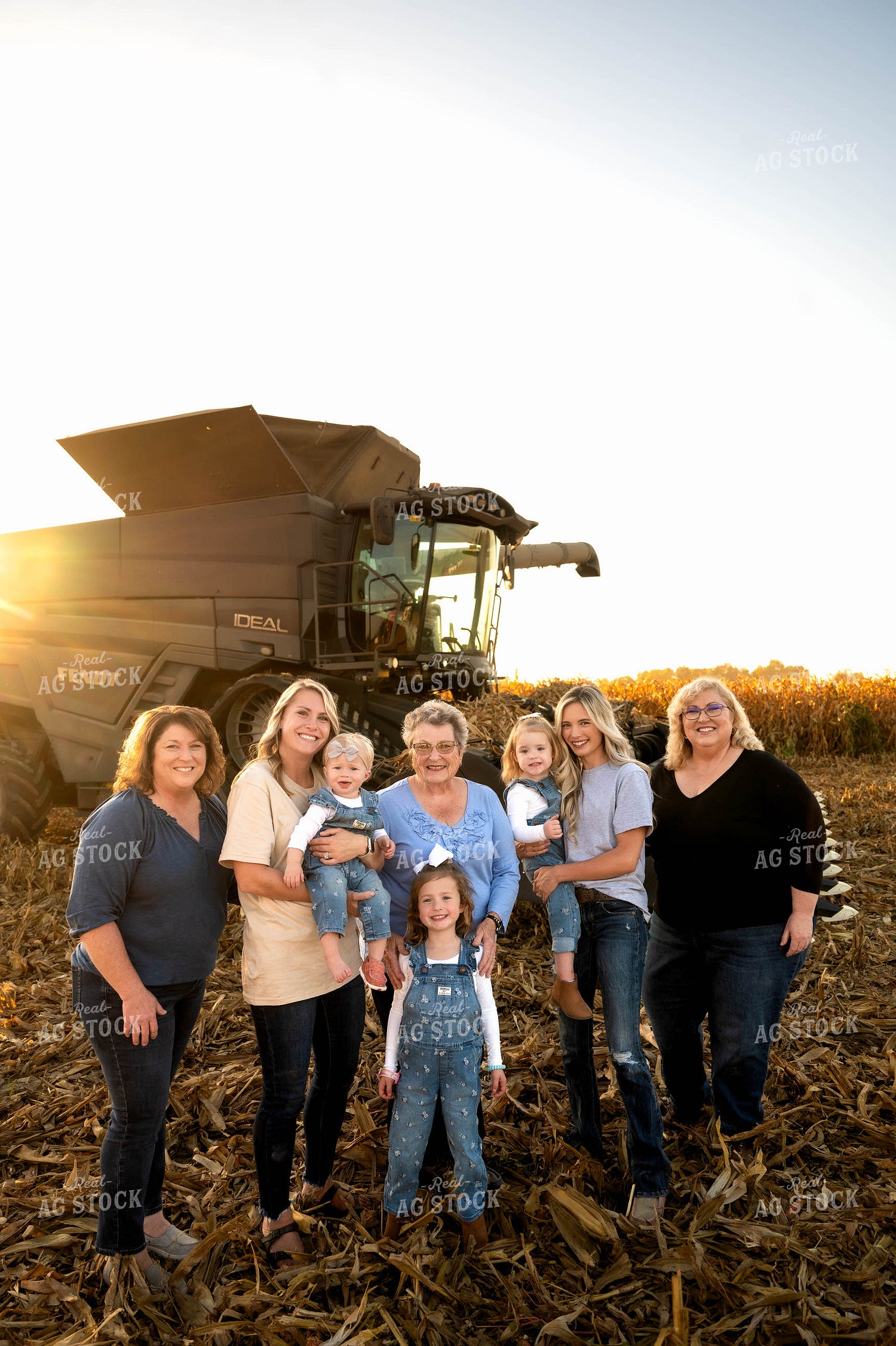 Farm Family by Combine 115557