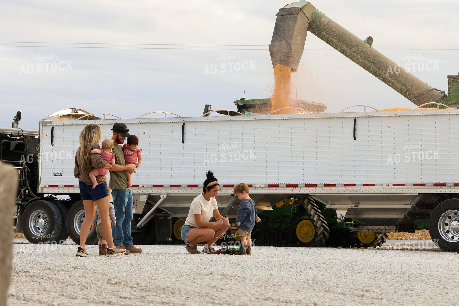 Farm Family by Semi 109154