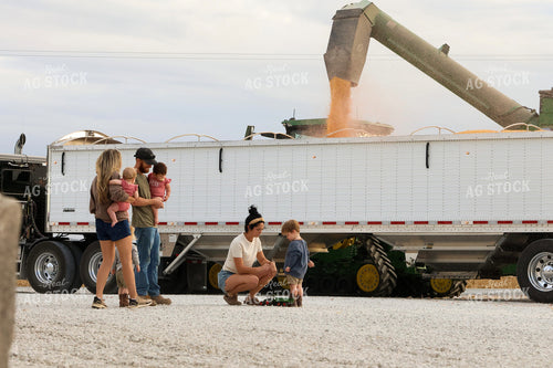 Farm Family by Semi 109154