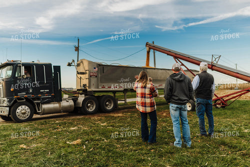 Farmers Talking by Truck 115152
