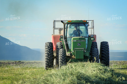 Baling Summer Hay Alfalfa and Mixed Grass 78141