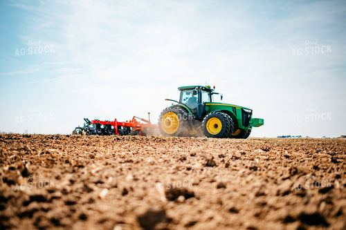 Tractor Strip Tills Field 56638