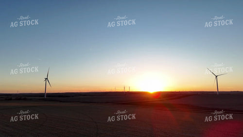 Sunset Over Cultivated Field 77337